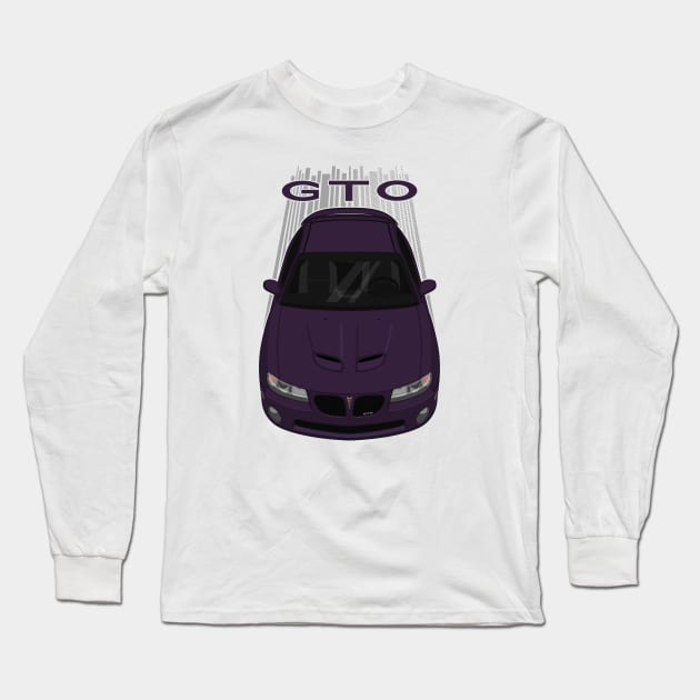 Pontiac GTO 2004-2006 - Cosmos Purple Long Sleeve T-Shirt by V8social